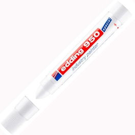 Edding Marcador Industrial 950 Punta Redonda Blanco (Set de 10) (Set de 10)