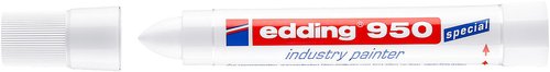 Edding Marcador Industrial 950 Blanco Set de 10