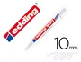 Edding 950 Marcador Permanente en Pasta Blanca, Punta Redonda 10 mm, para Superficies Oxidadas y Rugosas