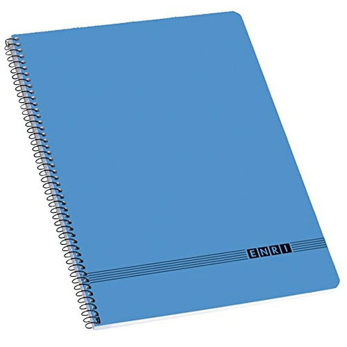 Enri Set de 10 Cuadernos de Espiral Oficina 80H 4X4 Tapas Blandas Folio Azul Enri Set de 10 Cuadernos de Espiral Oficina 80H 4X4 Tapas Blandas Folio Azul