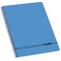 Enri Set de 10 Cuadernos de Espiral Oficina 80H 4X4 Tapas Blandas Folio Azul
