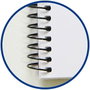 Enri Set de 10 Cuadernos de Espiral Oficina 80H 4X4 Tapas Blandas Folio Azul