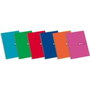 Enri Set de 5 Cuadernos de Espiral Folio 80 Hojas Doble Pauta 3mm Colores Surtidos
