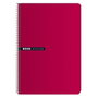 Enri Set de 5 Cuadernos de Espiral 4º Tapas Duras Rojo 100H 70gr 4x4mm