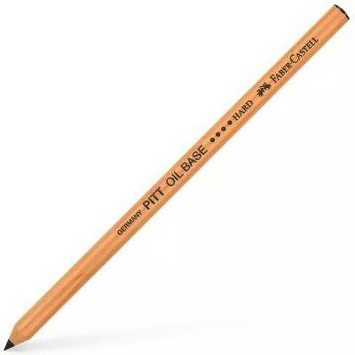 Faber Castell Lápiz de Dibujo Pitt Oil Base Mina Grasa Duro Negro (6 Unidades) para contornos y detalles finos a prueba de manchas y resistente al agua (6 Unidades) Faber Castell Lápiz de Dibujo Pitt Oil Base Mina Grasa Duro Negro (6 Unidades) para contornos y detalles finos a prueba de manchas y resistente al agua (6 Unidades)