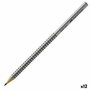 Faber Castell Lápiz Grip Ecológico Grafito Modelo 2001 HB Gris (Set de 12)