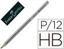 Faber Castell 2001 Ecolápiz de grafito HB, forma triangular ergonómica, mina suave, madera sostenible, fabricado en Alemania