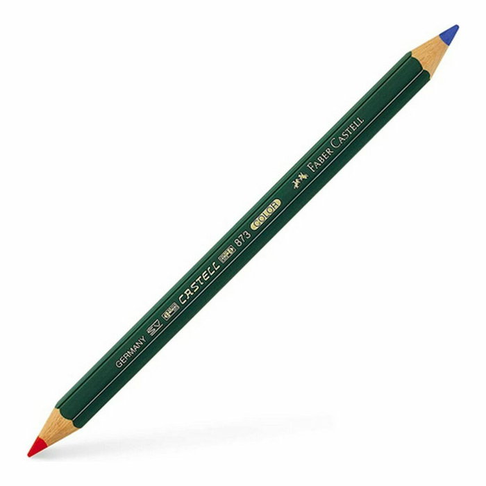Faber-Castell Lápiz bicolor trazo 4,3mm rojo-azul