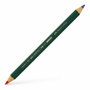 Faber-Castell Lápiz bicolor trazo 4,3mm rojo-azul