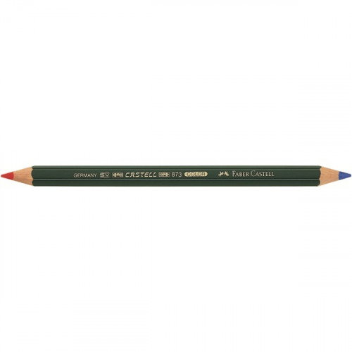 Faber-Castell Lápiz bicolor trazo 4,3mm rojo-azul