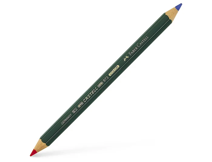 Faber-Castell Lápiz bicolor trazo 4,3mm rojo-azul