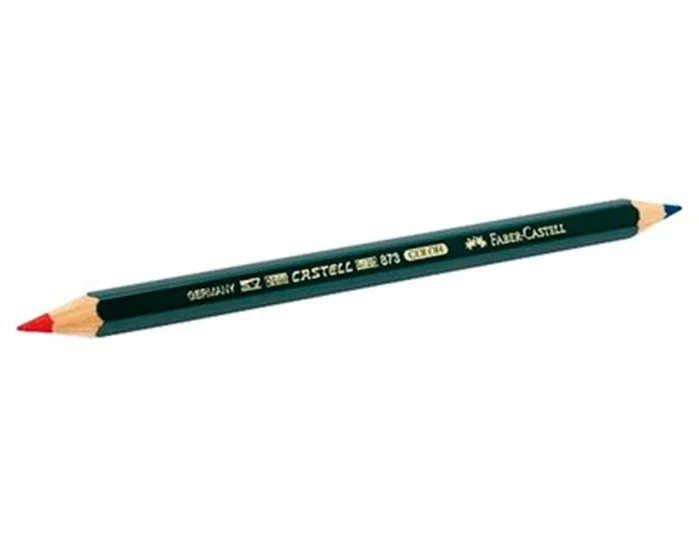 Faber-Castell Lápiz bicolor trazo 4,3mm rojo-azul