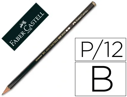Faber Castell Ecolápiz 9000-B Lápices de Grafito (Set de 12)