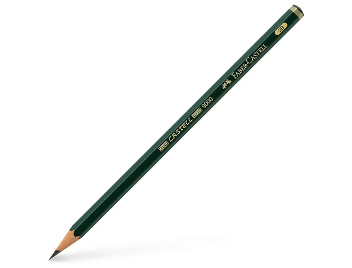 Faber Castell Lápiz de Grafito Ecolápiz 9000-2B (Set de 12)