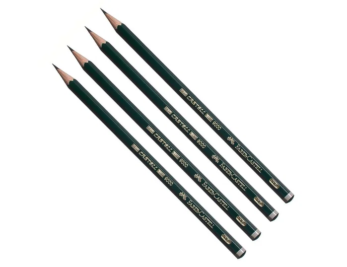 Faber-Castell Lápices de grafito 9000 5B Faber-Castell Lápices de grafito 9000 5B