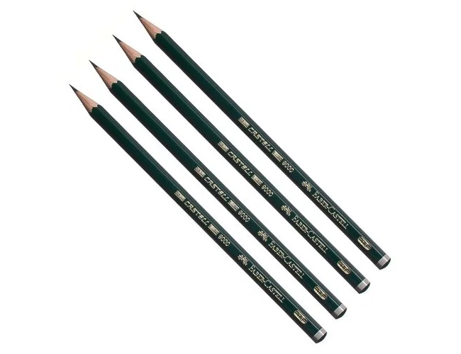 Faber-Castell Lápices de grafito 9000 7b unidad, pack de 12