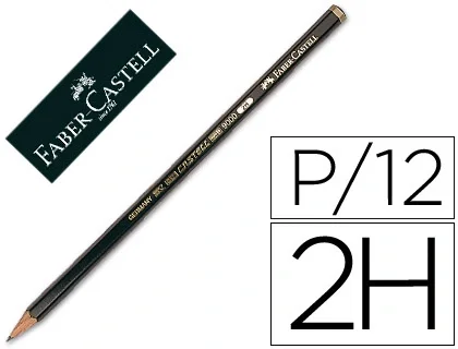Faber Castell Ecolápiz 9000-2H Set de 12