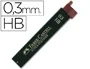 Faber castell 9063 Minas de Grafito HB 0,3 mm Estuche de 12 Minas