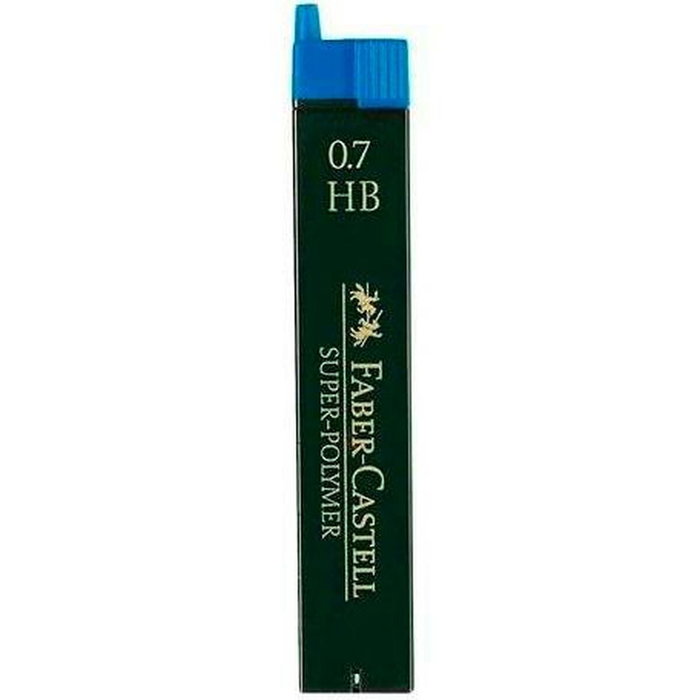FABER-CASTELL Minas Super-Polymer 0,7 mm HB, 12 tubos FABER-CASTELL Minas Super-Polymer 0,7 mm HB, 12 tubos