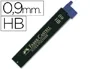 Faber castell Minas Grafito 9069 0,9 mm HB Estuche de 12 Minas