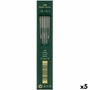 Faber Castell Minas TK 9071 2mm 3H Negro Intenso (Set de 5 estuches)