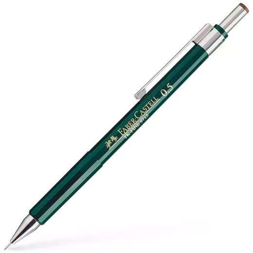 Faber Castell Portaminas TK-Fine 9715 0,5mm con Goma Verde Faber Castell Portaminas TK-Fine 9715 0,5mm con Goma Verde