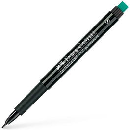 Faber Castell Rotulador Permanente Multimark S con Goma Integrada Negro (Set de 10) (Set de 10)