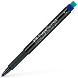 Faber Castell Rotulador Permanente Multifuncional Multimark M Con Goma Integrada Azul (Set de 10) (Set de 10)