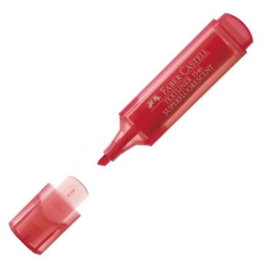 Faber-Castell Textliner 46 Marcadores Rojo C/10