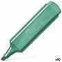 Faber Castell Textliner 46 Marcador Metálico Verde (Set de 10)