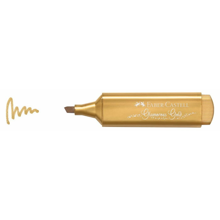 Faber Castell Textliner 46 Oro Metálico (Set de 10)