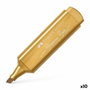 Faber Castell Textliner 46 Oro Metálico (Set de 10)