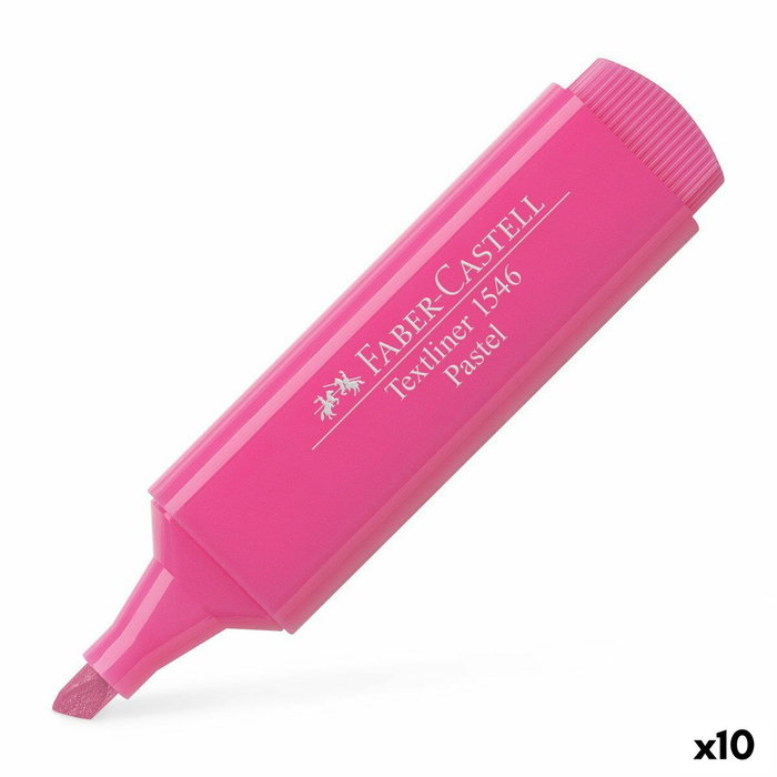 Faber Castell Textliner 1546 Rosa Pastel (Set de 10)