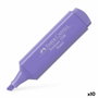 Faber-Castell Textliner 46 Marcador Fluorescente Lila, Pack de 10