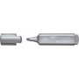 Faber Castell Textliner 46 Plata Metálico (Set de 10)