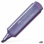 Faber Castell Textliner 46 Marcador Metálico Violeta (Set de 10)