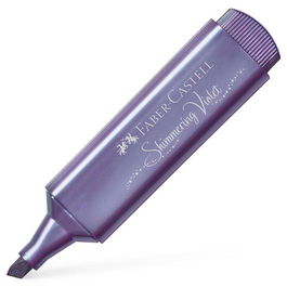 Faber Castell Marcador Textliner 46 Metálico Violeta - Set de 10 Unidades (Set de 10)