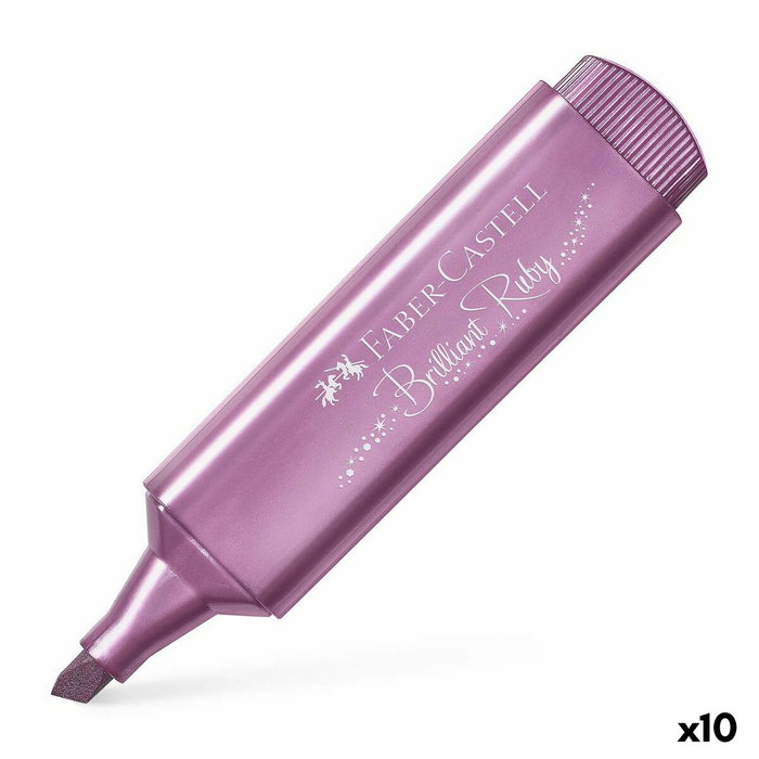 Faber Castell Textliner 46 Rubí Metálico (Set de 10)