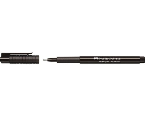 Faber Castell Rotulador Broadpen Negro 0,8 mm (Set de 10) Faber Castell Rotulador Broadpen Negro 0,8 mm (Set de 10)