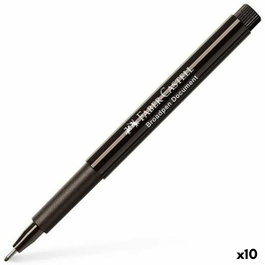 Faber Castell Rotulador Broadpen Negro 0,8 mm (Set de 10)