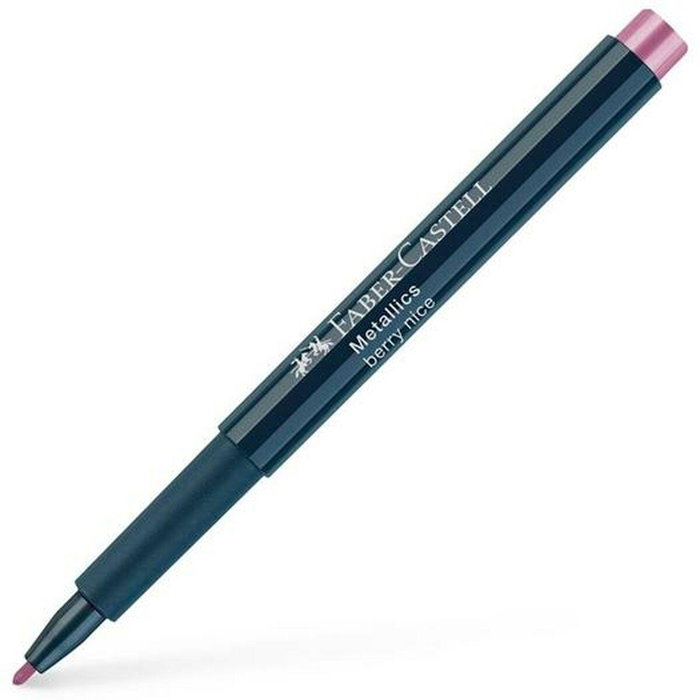 Faber Castell Rotulador Punta de Fibra Metallics Marker Berry Nice (Set de 10) para Papel, Cartón, Vidrio, Plástico, Metal, Piedra (Set de 10) Faber Castell Rotulador Punta de Fibra Metallics Marker Berry Nice (Set de 10) para Papel, Cartón, Vidrio, Plástico, Metal, Piedra (Set de 10)