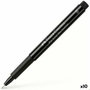 Faber Castell Pitt Artist Pen Fineliner XS 0.1mm Negro (Set de 10)