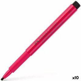 Faber Castell Pitt Artist Pen Calligraphy 2.5mm Rosa Carmín (Set de 10)