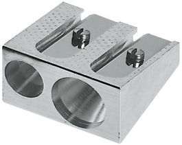 Afilalapiz Faber-Castell Metalico Cuña 2 Usos 50-34 (Set de 20)