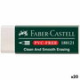 Faber Castell Goma de Borrar 7081 N Blanco (Set de 20)