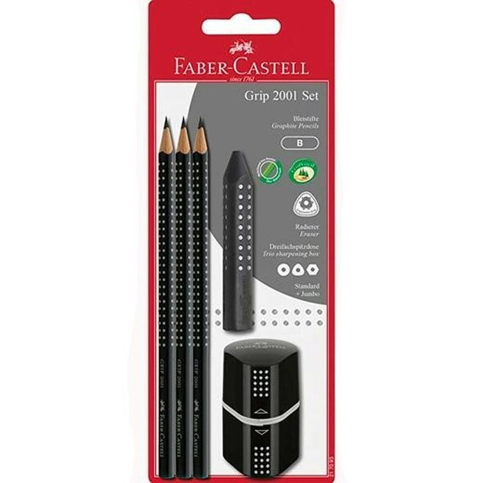 Set de Lápices Faber-Castell Negro (5 Unidades) (10 Unidades)