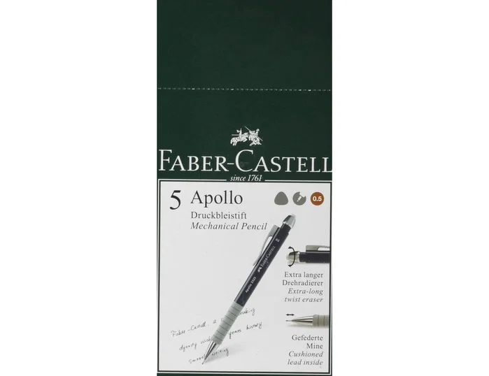 Faber Castell Portaminas Apollo 0,5 mm Azul oscuro