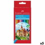Faber-Castell Estuche de 12 Lápices de Colores Hexagonales