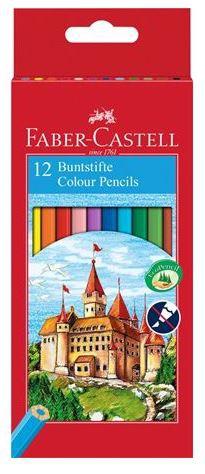 Faber-Castell Estuche de 12 Lápices de Colores Hexagonales Faber-Castell Estuche de 12 Lápices de Colores Hexagonales