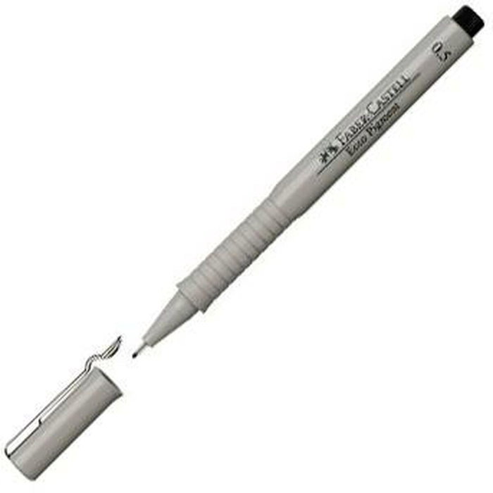 Faber-Castell Rotulador Calibrado Ecco Pigment, tinta permanente y resistente, para dibujar, punta 0.5 mm, Negro (Set de 10) (Set de 10) Faber-Castell Rotulador Calibrado Ecco Pigment, tinta permanente y resistente, para dibujar, punta 0.5 mm, Negro (Set de 10) (Set de 10)